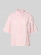 Mango Boxy Fit Bluse aus Leinen-Baumwoll-Mix mit 1/2-Arm Modell 'PAI' ...