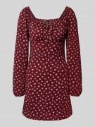 Only Tailliertes Minikleid mit Strukturmuster Modell 'HILLARY' in Bord...