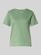 Gant T-Shirt mit Label-Stitching in Mint, Größe L