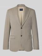 MCNEAL Slim Fit 2-Knopf-Sakko mit Pattentaschen in Beige, Größe 102