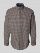 Christian Berg Men Regular Fit Freizeithemd mit Button-Down-Kragen in ...