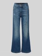 JOOP! Flared Jeans im Destroyed-Look Modell 'Chrisi' in Blau, Größe 27