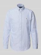 Polo Ralph Lauren Freizeithemd mit Knopfleiste in Hellblau, Größe M