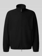 Emporio Armani Sweatjacke mit Reißverschluss in Black, Größe L