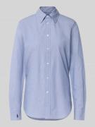 Polo Ralph Lauren Regular Fit Hemdbluse mit Logo-Stitching in Dunkelbl...