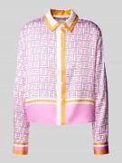 Herzensangelegenheit Regular Fit Bluse im Allover-Look in Pink, Größe ...