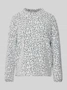 Street One Strickpullover mit gerippten Abschlüssen in Offwhite, Größe...