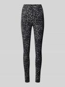 Street One Slim Fit Leggings mit Baumwoll-Anteil in Anthrazit, Größe 3...