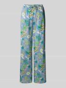 Christian Berg Woman Stoffhose mit elastischem Bund in Lagune, Größe 3...