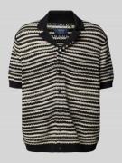 MCNEAL Loose Fit Strickjacke mit 1/2-Arm in Black, Größe S