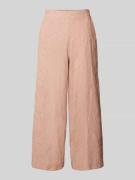 Jake*s Collection Wide Leg Stoffhose mit Motiv-Stitching in Lachs, Grö...