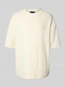 Pegador Oversized T-Shirt mit Label-Stitching in Offwhite, Größe XS