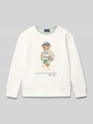 Polo Ralph Lauren Teens Sweatshirt mit Motiv-Print und Rundhalsausschn...