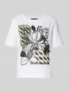 Betty Barclay T-Shirt mit Motiv-Print und Rundhalsausschnitt in Weiss,...