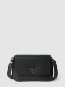 Guess Handtasche mit Label-Applikation Modell 'MERIDIAN' in Black, Grö...