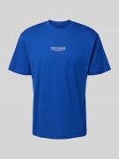 Tom Tailor Denim Relaxed Fit T-Shirt aus reiner Baumwolle in Royal, Gr...