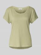 Marc O'Polo Relaxed Fit T-Shirt aus Baumwoll-Viskose-Mix in Lind, Größ...