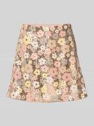 YAS High Waist Minirock mit Pailletten Modell 'LALEA' in Rosa, Größe 3...