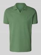 Polo Ralph Lauren Custom Slim Fit Poloshirt mit V-Ausschnitt in Gruen,...