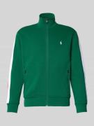 Polo Ralph Lauren Sweatjacke mit Reißverschlusstaschen und Label-Stitc...