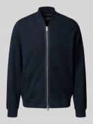 Marc O'Polo Regular Fit Strickjacke aus reiner Baumwolle in Marine, Gr...