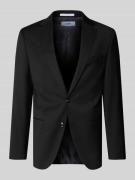 DIGEL Slim Fit 2-Knopf-Sakko Modell 'Alesso' in Black, Größe 50