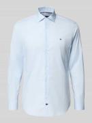Tommy Hilfiger Tailored Slim Fit Businesshemd mit Kentkragen in Bleu, ...