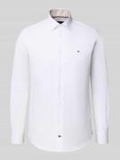 Tommy Hilfiger Regular Fit Businesshemd aus reiner Baumwolle in Weiss,...