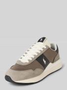 Polo Ralph Lauren Sneaker aus Leder-Mix mit Logo-Stitching Modell 'Tra...
