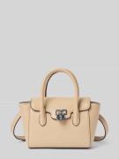 Lauren Ralph Lauren Handtasche aus Rindsleder mit Tragehenkeln in Sand...