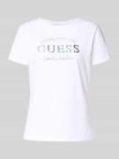 Guess Activewear T-Shirt mit Label-Detail Modell 'NINA' in Weiss, Größ...