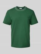 Lacoste Regular Fit T-Shirt aus Baumwoll-Mix in Dunkelgruen, Größe XXL