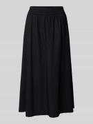 s.Oliver RED LABEL Ausgestellter Midi-Rock aus reiner Baumwolle in BLA...