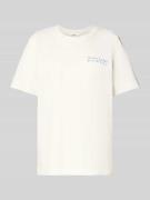 s.Oliver RED LABEL Relaxed Fit T-Shirt aus aus reiner Baumwolle in Wei...