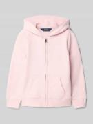 Polo Ralph Lauren Kids Sweatjacke mit Kapuze in Pink Melange, Größe 12...