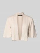 Swing Bolero mit 1/2-Ärmel in Beige, Größe 32