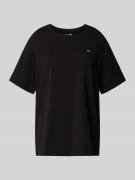 EA7 Emporio Armani Regular Fit T-Shirt aus Baumwoll-Mix mit Logo-Appli...