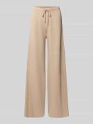 Mango Wide Fit Stoffhose mit Viskose-Anteil Modell 'Vella' in Beige, G...