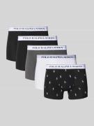 Polo Ralph Lauren Underwear Trunks mit elastischem Logo-Bund im 5er-Pa...