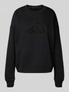 adidas Sportswear Sweatshirt mit Perlen und Rundhalsausschnitt in Blac...