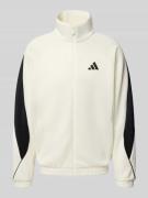 adidas Sportswear Sweatjacke mit Logo und Stehkragen in Offwhite, Größ...