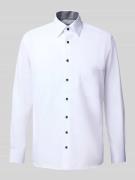 ETERNA Modern Fit Business-Hemd mit Kentkragen in Weiss, Größe 44