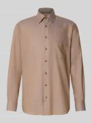 ETERNA Modern Fit Business-Hemd mit Kentkragen in Sand, Größe 40