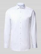 ETERNA Slim Fit Businesshemd mit Kentkragen in Weiss, Größe 39