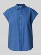 s.Oliver RED LABEL Relaxed Fit Hemdbluse aus reine Baumwolle in Ocean,...