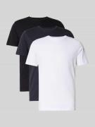 SELECTED HOMME Regular Fit T-Shirt Set aus reiner Baumwolle im 3er-Pac...