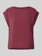 OPUS T-Shirt mit Kappärmeln Modell 'Silkisi' in Bordeaux, Größe 36