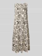 OPUS Midikleid aus Viskose Modell 'Wicy move' in Sand, Größe 34