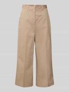 Tommy Hilfiger Weite Hose aus Baumwoll-Lyocell-Mix in Beige, Größe 34