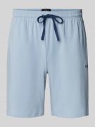 BOSS Regular Fit Sweatshorts aus Baumwoll-Elasthan-Mix in Hellblau, Gr...
